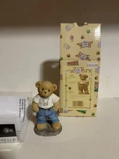 Cherished Teddies 2001 Members Only Figurine JAKE w/Box
