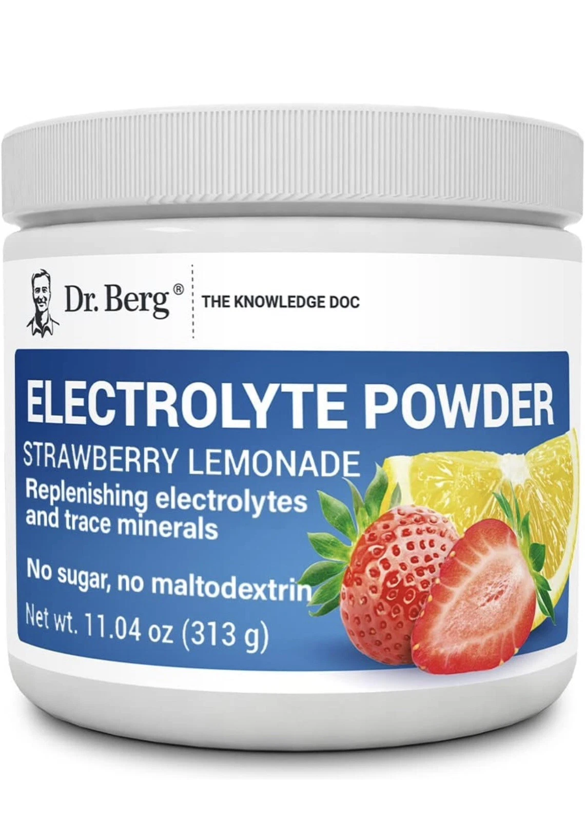 Dr. Berg'S Original Keto Electrolytes Powder Strawberry Lemonade 50 Servings