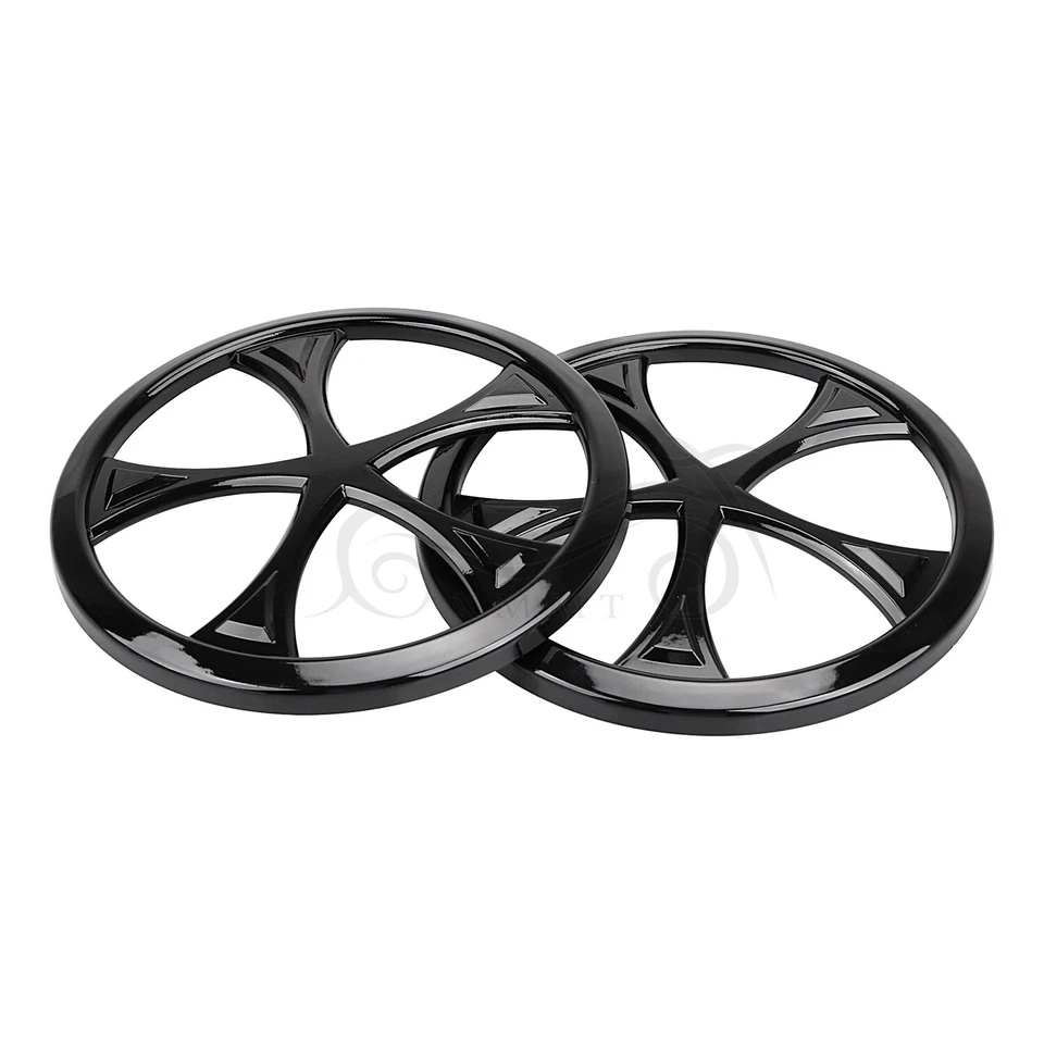 Motor Front Speaker Grill Trim Covers For Harley Tri Glide Ultra Limited Trike Foto 3 de 4