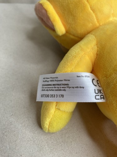 Teletubbies Plush Soft Toy Laa Laa BBC 2023 Stuffed Yellow 11" Teddy Bear La La - Picture 9 of 9