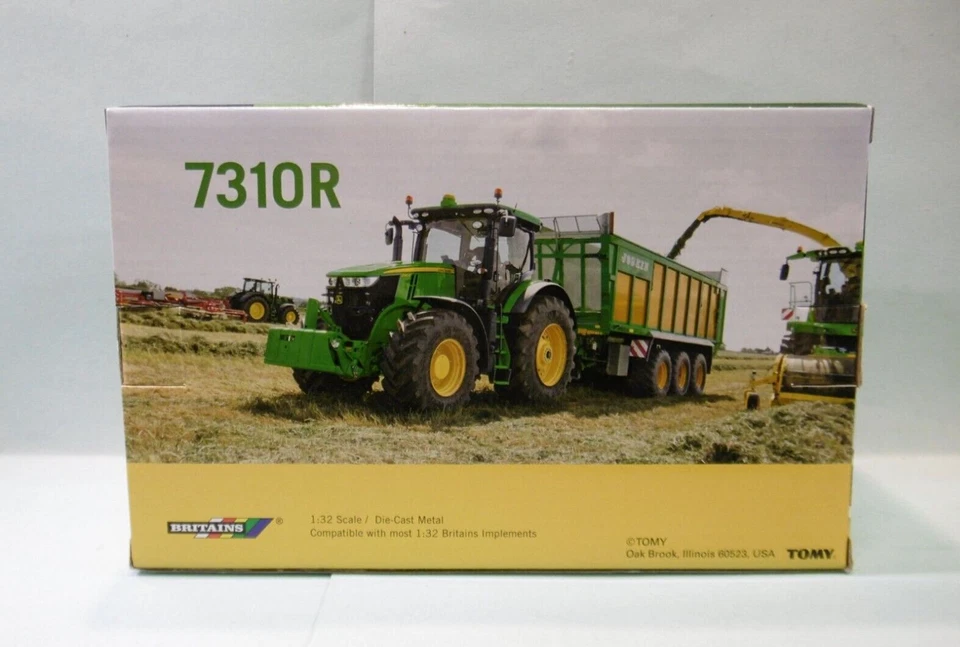 Britains Tomy - Tracteur JOHN DEERE 7310R réf. 43088A1 Neuf NBO 1/32 - Photo 2/3