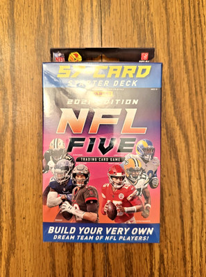 2021 Panini NFL Five Football Starter Deck Hanger Box NEW SEALED SHIPS NOW!