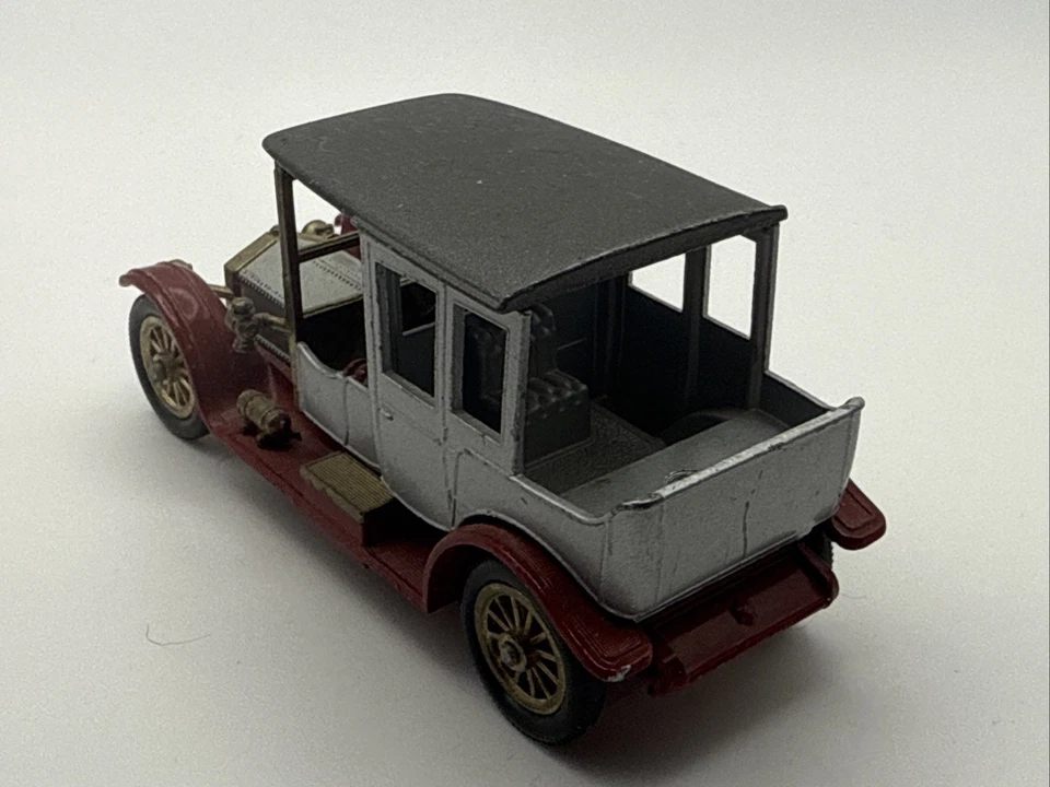 Matchbox "Models Of Yesteryear" Y-7 1912 Rolls Royce Silver Collectible Car - Image 4 of 4