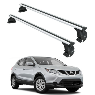 For Nissan Qashqai J11 (2013-2021) Roof Rack Cross Bars Normal Roof, Silver