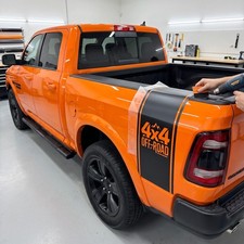 4x4 Off Road Bed Stripes For Dodge Ram 1500 Mountain Truck Decals Set Of 2