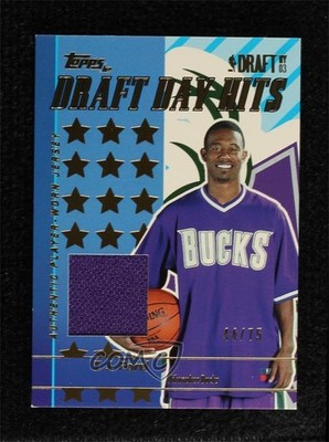 2003-04 Topps Jersey Edition Draft Day Hits 44/75 TJ Ford #DD-TJF Rookie RC 1oa6