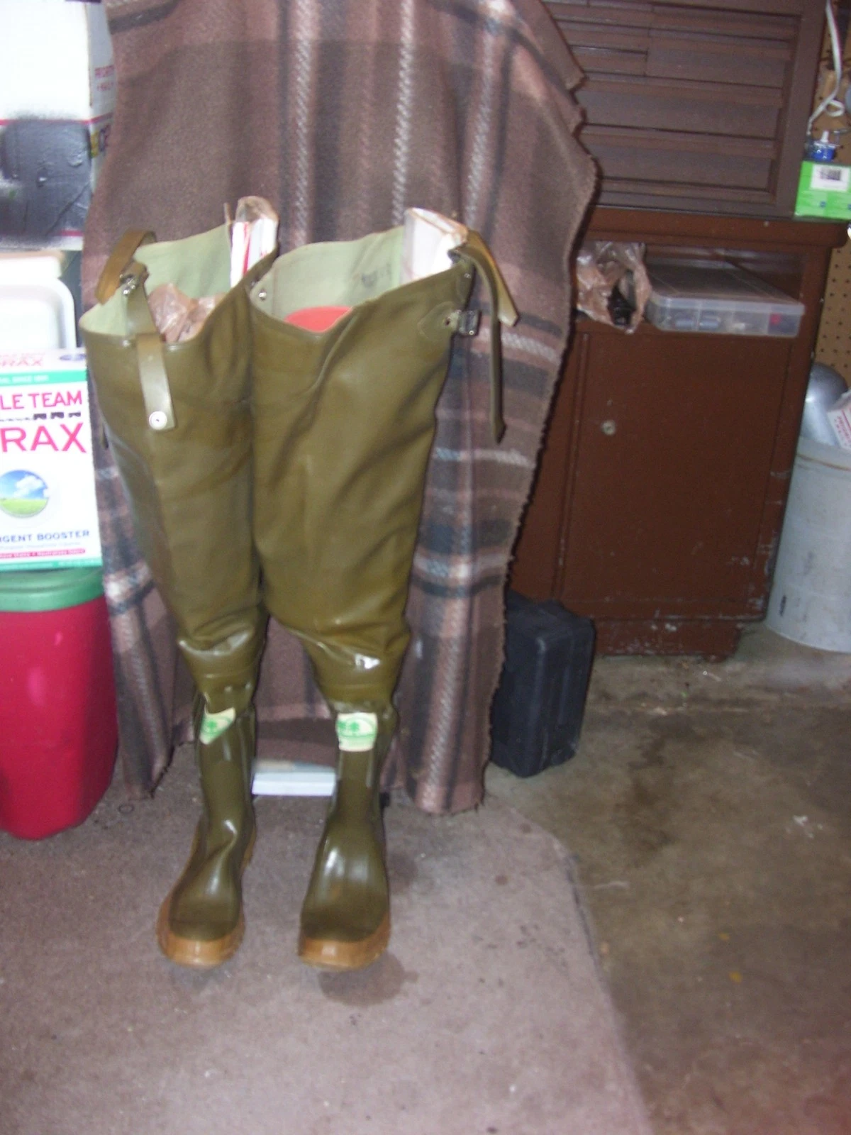 Vintage Converse Rubber Fishing Hip Boots Waders Men 7 Women 8