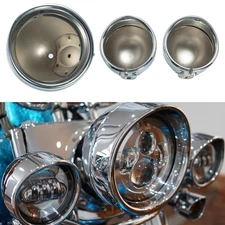Motorcycle 7in and 4.5 in Headlight Housing Head Bracket Lamp Bucket for Softail