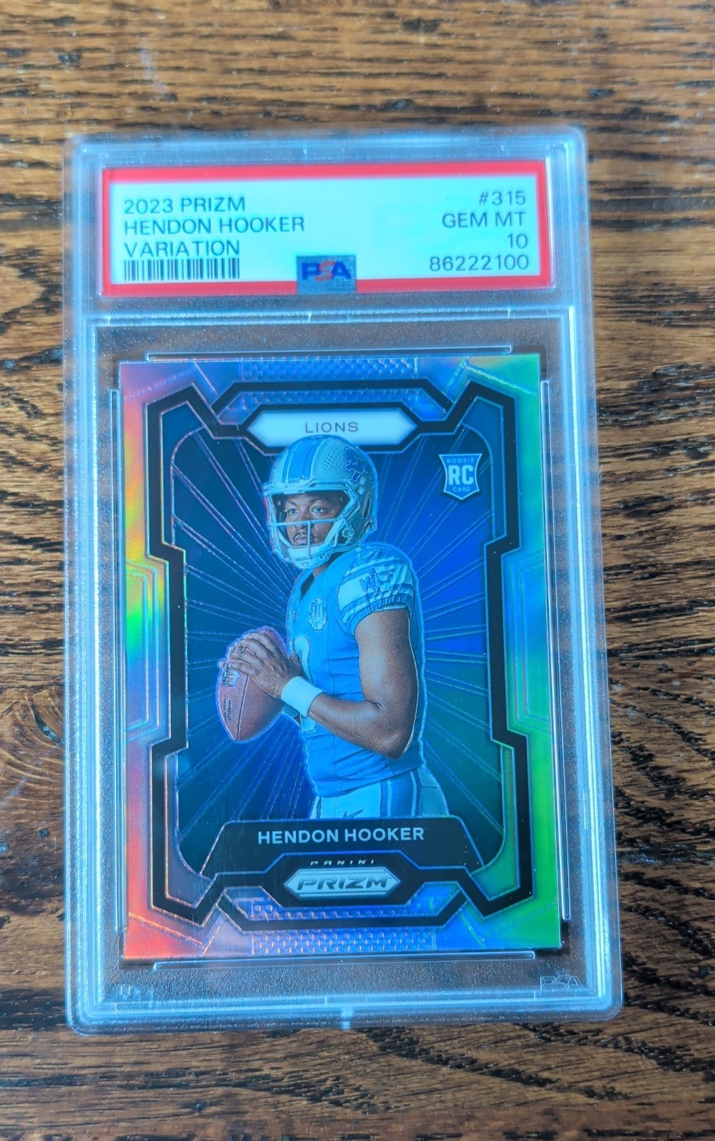 2023 Panini Prizm - Rookie Variation Hendon Hooker #315 Silver Prizm (RC)