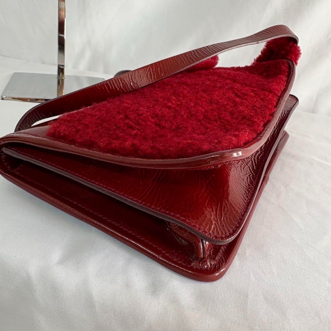 バッグ FW1999 MIU MIU fur DOCKING SHOULDER BAG Miu Miu Fur & Leather Docking Shoulder Bag FW1999 Collection