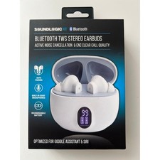 Soundlogic XT Bluetooth TWS Noice Cancelling ENC Call Quality Earbuds New Sealed