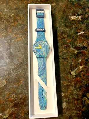 Swatch Watch Limited Edition MOMA THE STARRY NIGHT BY VINCENT VAN