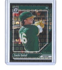 2024 Donruss Optic Zack Gelof Black Pandora Prizm Athletics