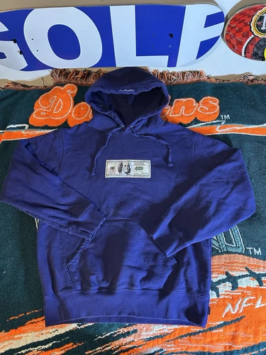Sweat à capuche Supreme billet de cent dollars taille S