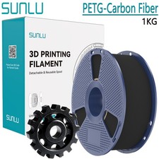 SUNLU PETG Carbon Fiber 1KG 3D Printer Filament 1.75mm PETG-CF,10 short fiber