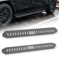 Running Boards Exterior Brackets Nerf Bar Step Rails For 24-26 Tesla Cybertruck