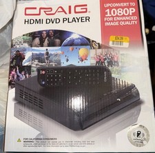 Craig HDMI DVD Player Compact With Remote CVD401A Up Convert To 1080P Image