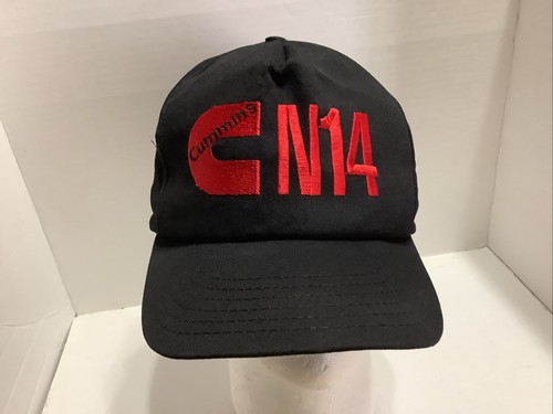Vintage Cummins N14 Diesel Engine Black SnapBack Hat