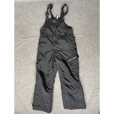 ZeroXposur Kids Black Insulated Snow Bibs Overalls Size L 14/16 G57102