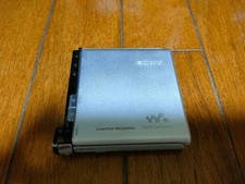 Sony MZ-RH1 MiniDisc Walkman HI-MD Recorder Player Silver Working Confirmed