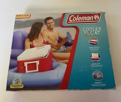 NEW Coleman Cooler Pool Float 36-50 Qt 100lb Capacity Snap-N-Stay System