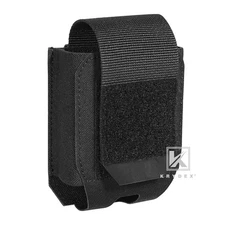 KRYDEX Tactical Handcuff Pouch Case Low Profile Cuff Holster MOLLE/Belt Black