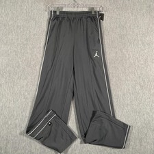 Jordan Track Pants Youth Medium Dark Grey Athletic Polyester Jumpman Logo