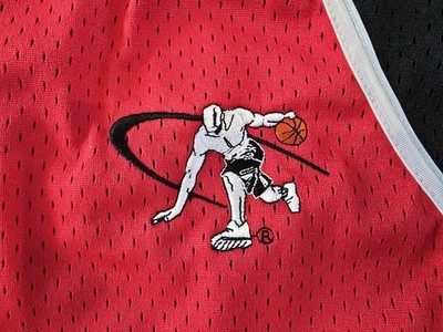 Vintage 90s AND1 Basketball Jersey Mens M Red Black Mesh Streetwear Mixtape Y2K