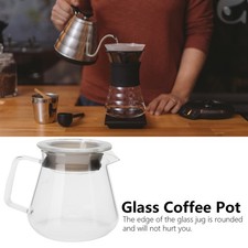 Cafe Shop Supplies300ml Glass Pour Over Coffee Maker Coffee Pot Kettle For Home