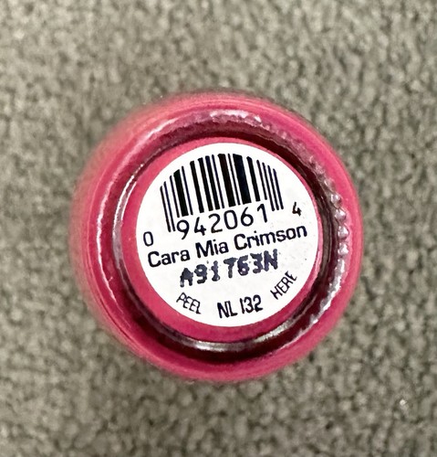 NEW OPI Nail Lacquer Polish CARA MIA CRIMSON ~Brand New~ - Bild 2 von 2