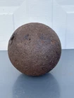 Antique Cast Iron Cannonball – 31 lbs, 6” Diameter