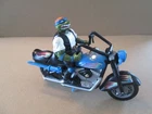 Vintage HTF 1994 TMNT Bodacious Biker Cruisin Leo & Bike (Classic Sewer Cycle)