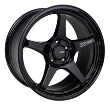 1 New 18x9.5 Enkei Ts5 Black Gloss Wheelrim 5x120 Et45 521-895-1245bk