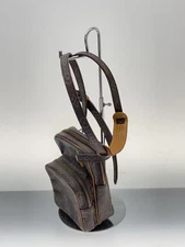 LOUIS VUITTON Mini Amazon Monogram Canvas Brown PVC Brown All-Over Print