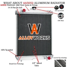 Aluminum Radiator For Kubota Excavator U50-3 U45-3ST KX121-3S KX161-3 KX121-3 US
