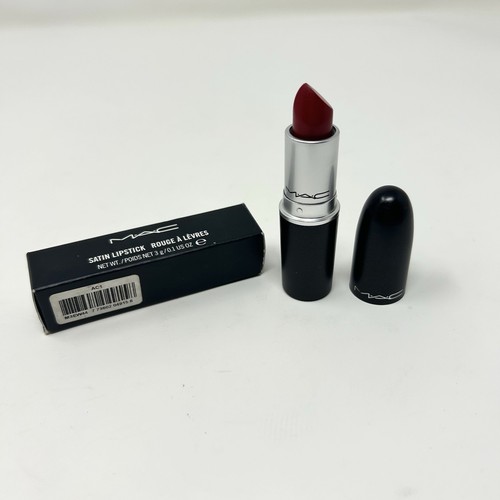 MAC Satin Lipstick Mac Red 3g 0.1oz Full Size New NIB
