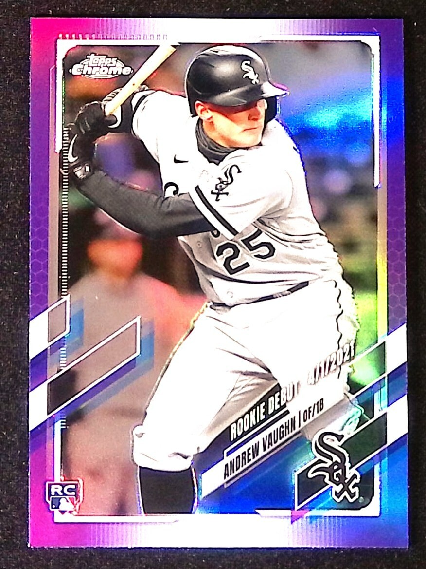 Andrew Vaughn - 2021 Topps Chrome Update #USC19 Purple Refractor - Rookie Card