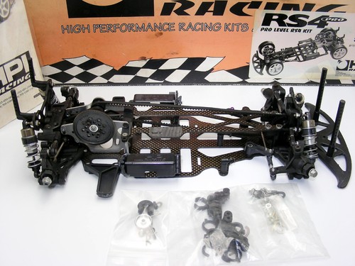 Vintage 1997 HPI 1/10 RS4 PRO Level Electric 4WD Belt Driven Race Car RARE Kit ! - Picture 13 of 24