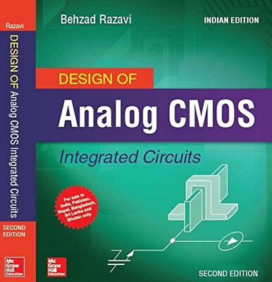 Design of Analog CMOS Integrated Circuits by Razavi; Int'l Paperback 2e ; NEW