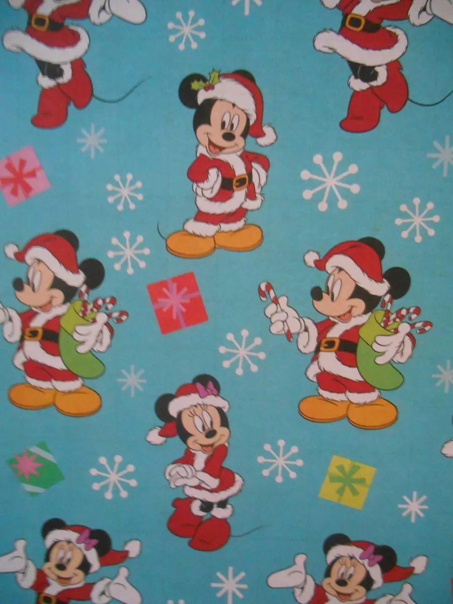 Disney christmas cheap wrapping paper