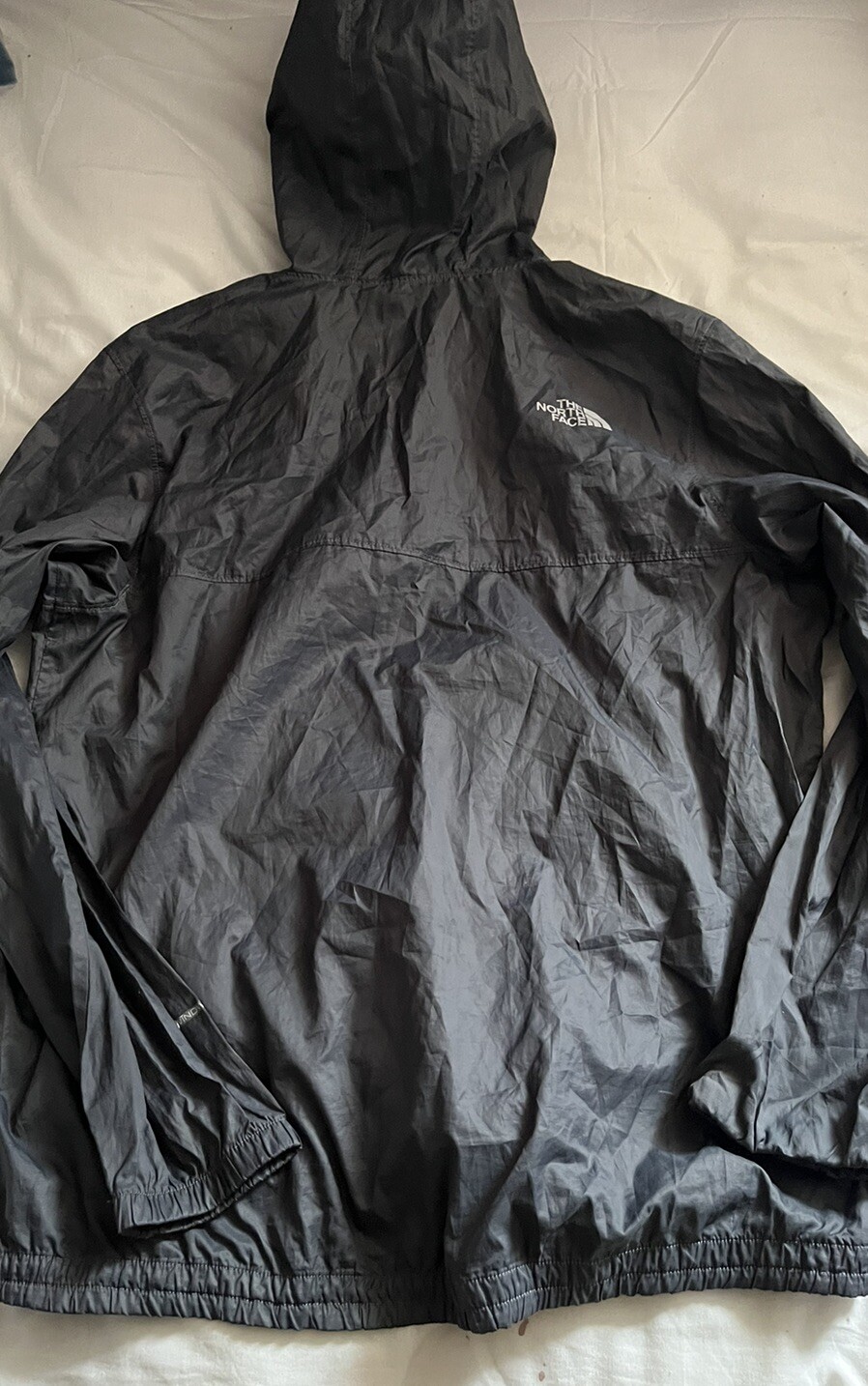 Mens The north face lightweight rain jacket size large grey eBay