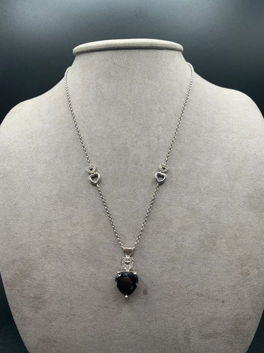 Hematite outlet heart necklace