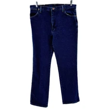 90s Wrangler Cowboy Cut Stretch Jeans Mens 36x30 Regular Fit Bootcut Made in USA