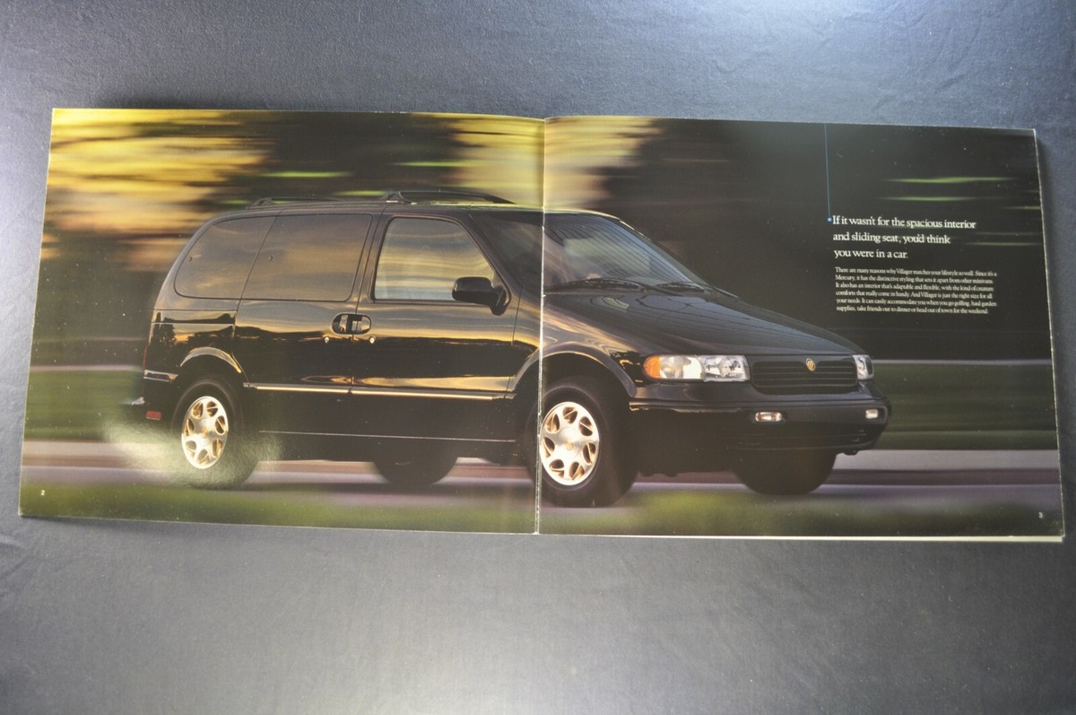 1998 Mercury Villager Catalog Brochure GS LS Nautica Minivan