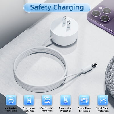 Google Home Nest Hub AC Adapter Power Supply Cable 14V 1.1A W18