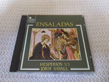 Ensaladas - Hespèrion XX, Jordi Savall ‎– CD Astrée