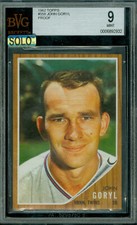 1962 TOPPS LOA # 558 JOHN GORLY PROOF BGS 9 MAC SOLO FINEST GRADE $700 CARD *