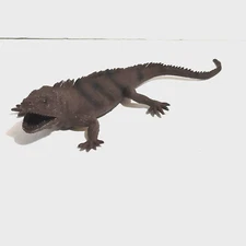 Greenbrier Lizard Brown w/ Black Stripes Scales Plastic Loose Figure 10"