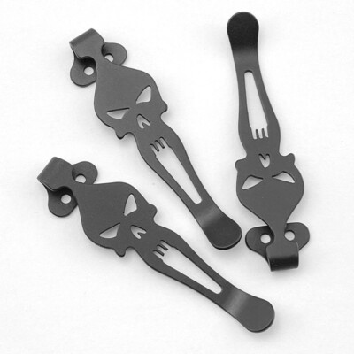 Titanium Deep Carry Pocket Back Clip for Zero Tolerance 0350 0750 Folding Knifes