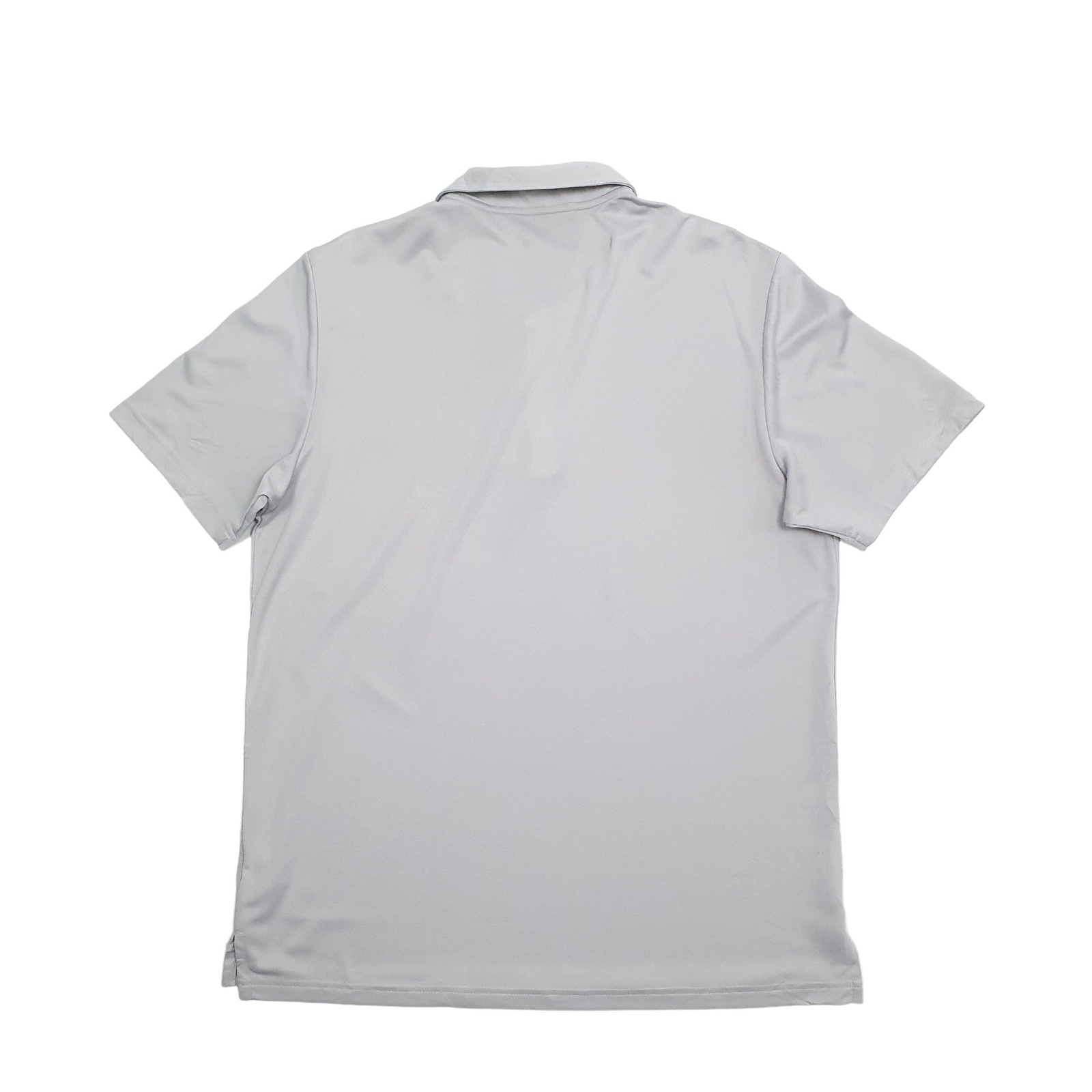 ADIDAS Grey Polo Shirt Short Sleeve Polyester Mens L image 4